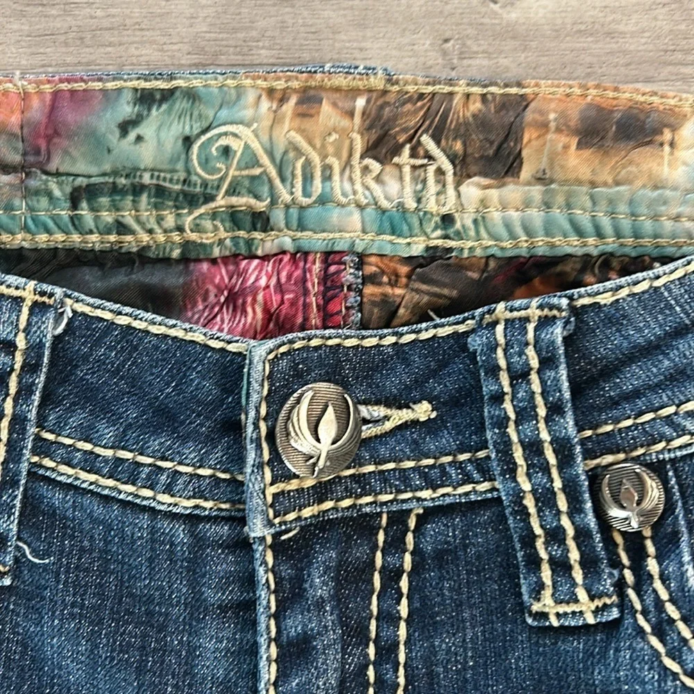 Adiktd slim boot cut jeans size 28 long tall cowgirl western